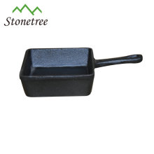 square Pre-seasoned Cast Iron Skillet Cookware fry pan